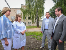 губернатор Алексей Островский ознакомился с ходом модернизации Рославльской центральной районной больницы - фото - 1