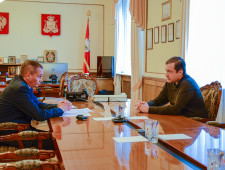 рабочая встреча Губернатора Алексея Островского с главой города Смоленска Андреем Борисовым - фото - 1