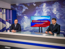 губернатор Алексей Островский провел очередную Прямую линию на канале «Россия 24» - фото - 1