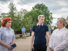 врио губернатора Василий Анохин проинспектировал ремонт моста в Гагарине - фото - 1