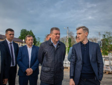 рабочая поездка врио Губернатора Василия Анохина в Сафоновский район - фото - 1