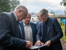 рабочая поездка врио Губернатора Василия Анохина в Руднянский район - фото - 1