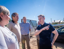 рабочая поездка врио Губернатора Василия Анохина в Смоленский район - фото - 1