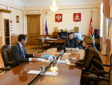 рабочая встреча Губернатора Алексея Островского с ректором СГМУ Романом Козловым - фото - 1