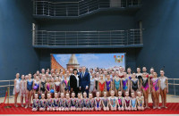 василий Анохин открыл новый зал художественной гимнастики в спортивной школе №1 Смоленска - фото - 1