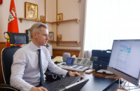 губернатор Василий Анохин принял участие во Всероссийском голосовании по благоустройству территорий - фото - 1