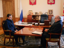 рабочая встреча Губернатора Алексея Островского с уполномоченным по правам человека - фото - 1