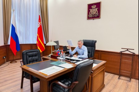 губернатор Василий Анохин провел совещание по участию Смоленской области в рейтинге по инвестклимату - фото - 1