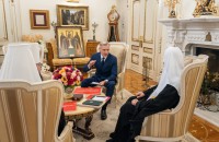 губернатор Василий Анохин встретился со Святейшим Патриархом Кириллом - фото - 1