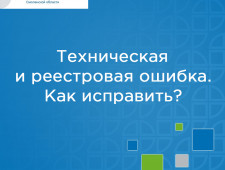 реестровая и техническая ошибка. Как исправить - фото - 1