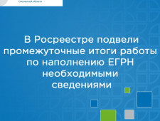 в Росреестре подвели промежуточные итоги работы по наполнению ЕГРН необходимыми сведениями - фото - 1