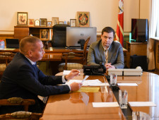 рабочая встреча Губернатора Алексея Островского с главой города Смоленска Андреем Борисовым - фото - 1